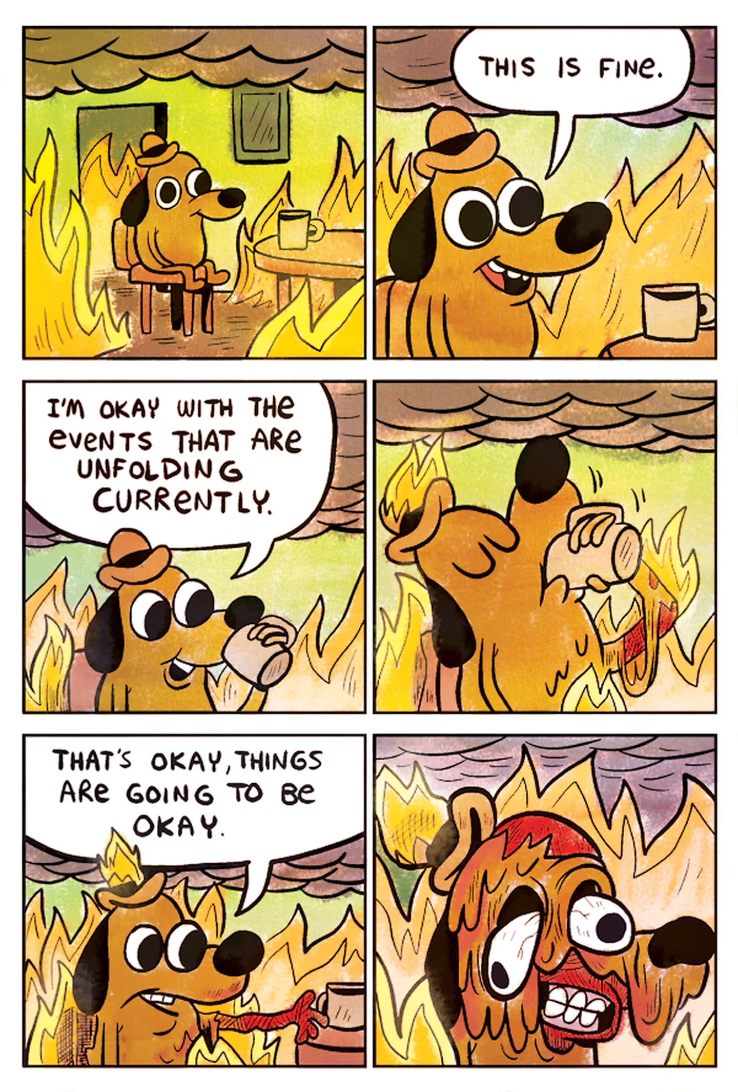 This is fine meme